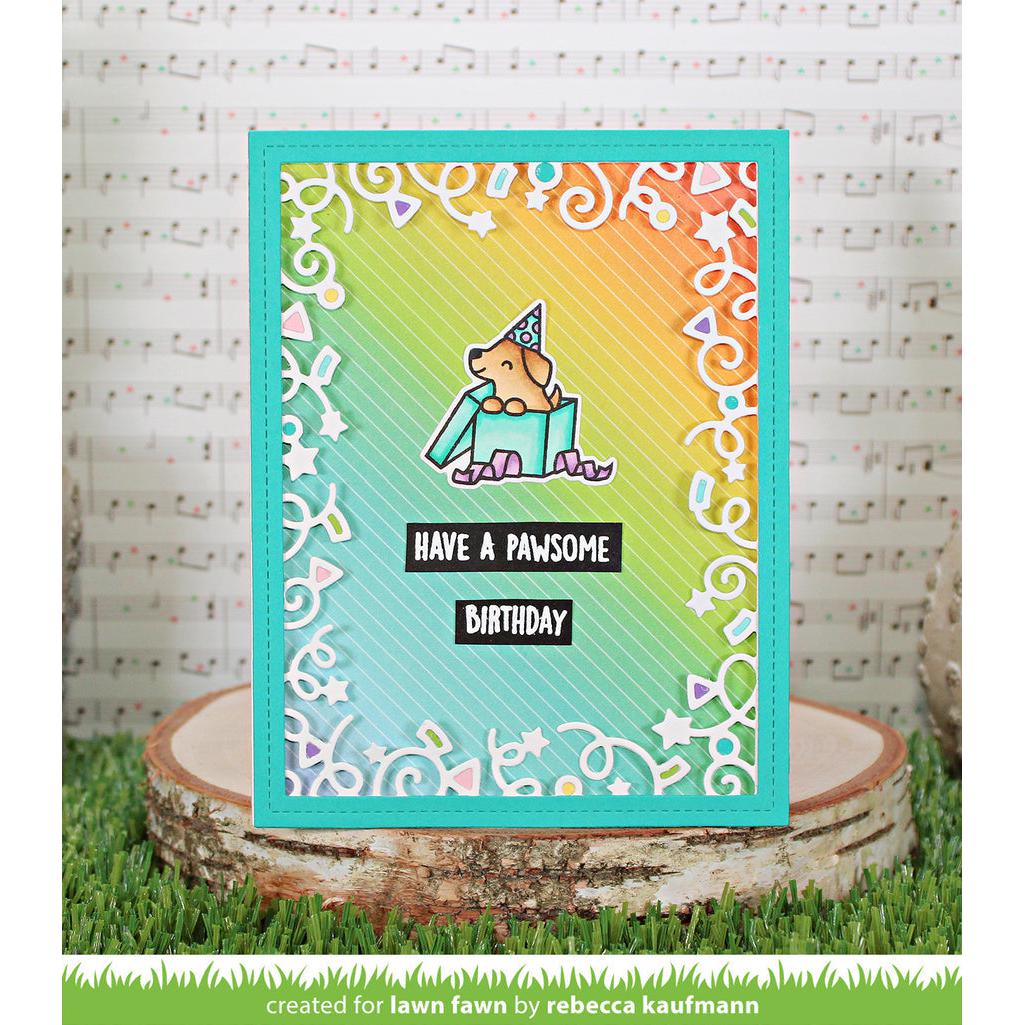 Lawn Fawn - Lawn Cuts - Pawsome Birthday-ScrapbookPal