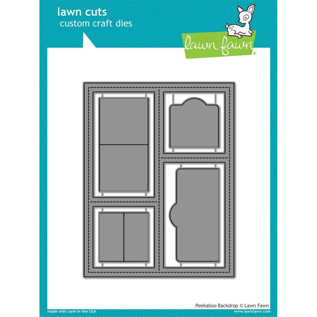 Lawn Fawn - Lawn Cuts - Peekaboo Backdrop - Scratch & Dent-ScrapbookPal