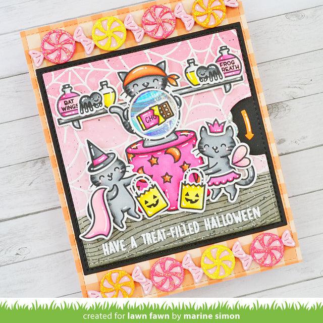 Lawn Fawn - Lawn Cuts - Peppermint Border-ScrapbookPal