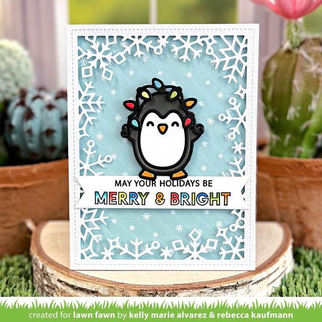 Lawn Fawn - Lawn Cuts - Peppy Penguin-ScrapbookPal
