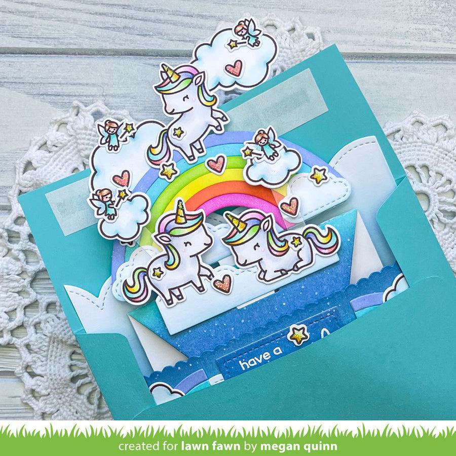 Lawn Fawn - Lawn Cuts - Platform Pop-Up Cloud Inserts-ScrapbookPal