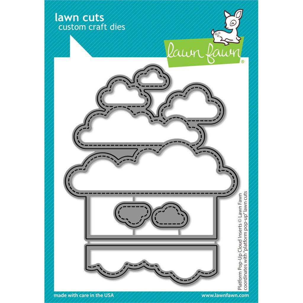 Lawn Fawn - Lawn Cuts - Platform Pop-Up Cloud Inserts-ScrapbookPal