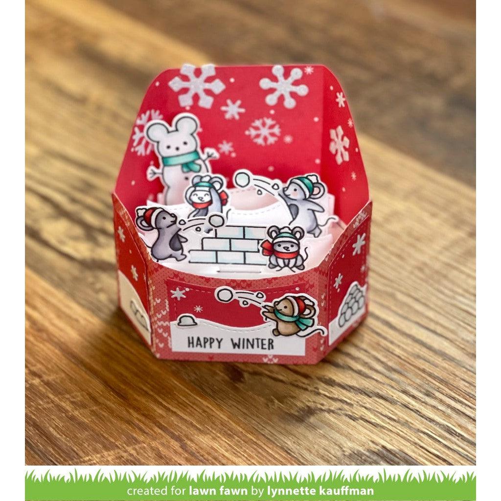 Lawn Fawn - Lawn Cuts - Platform Pop-Up Hillside Wrap Around-ScrapbookPal
