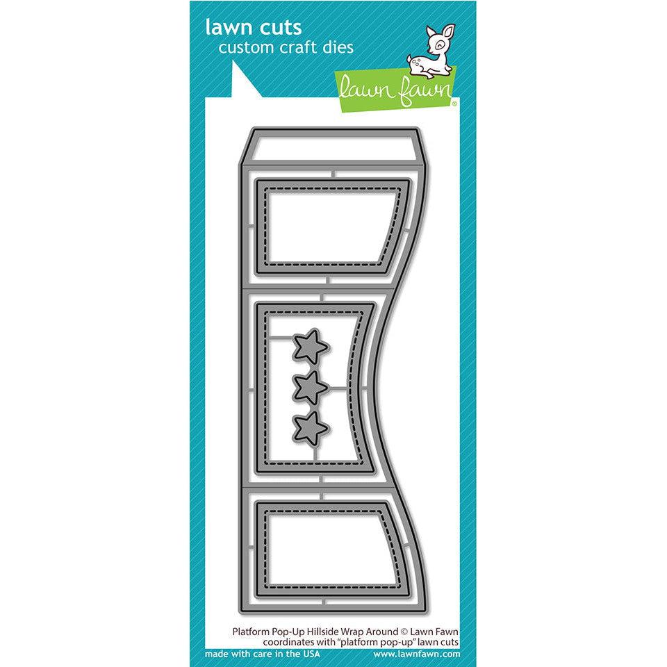 Lawn Fawn - Lawn Cuts - Platform Pop-Up Hillside Wrap Around-ScrapbookPal