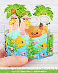 Lawn Fawn - Lawn Cuts - Platform Pop-Up Wave Wrap Around-ScrapbookPal