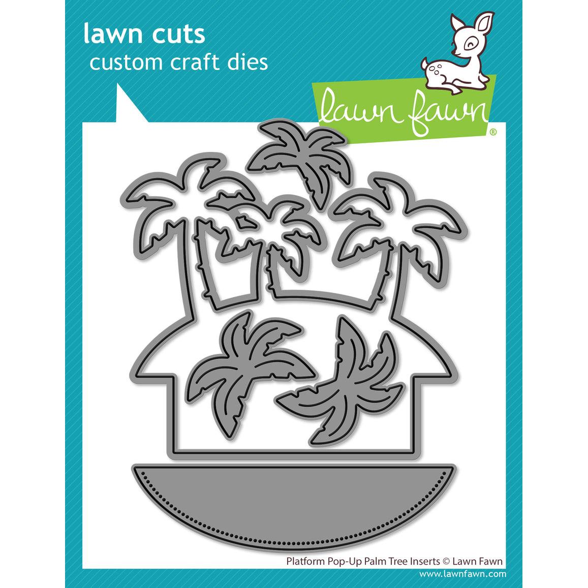 Lawn Fawn - Lawn Cuts - Platform Pop-Up Palm Tree Inserts-ScrapbookPal
