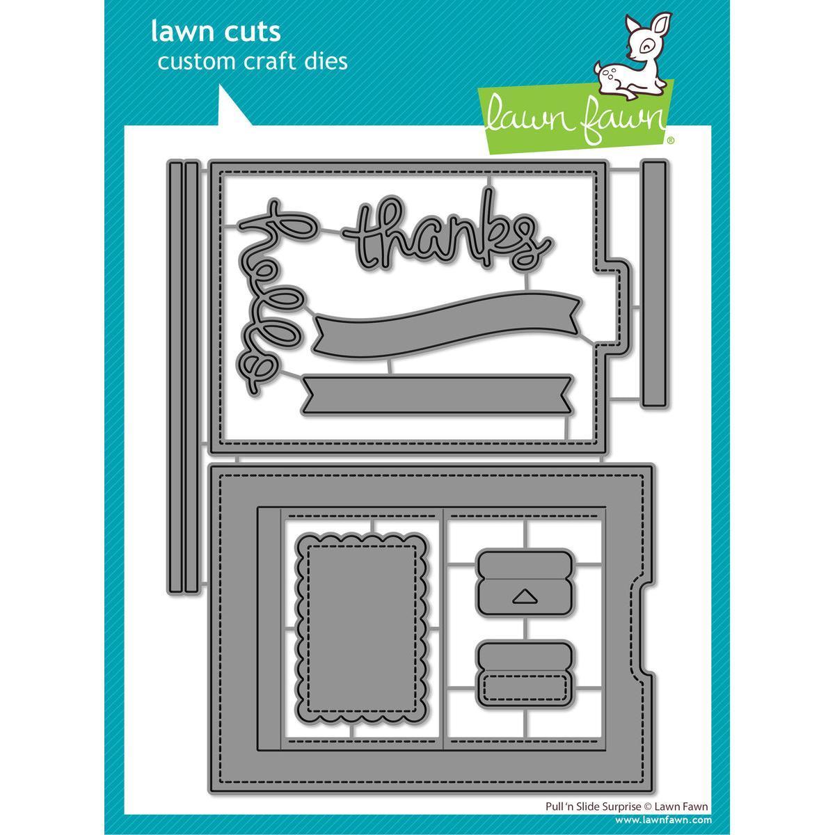 Lawn Fawn - Lawn Cuts - Pull 'n Slide Surprise-ScrapbookPal