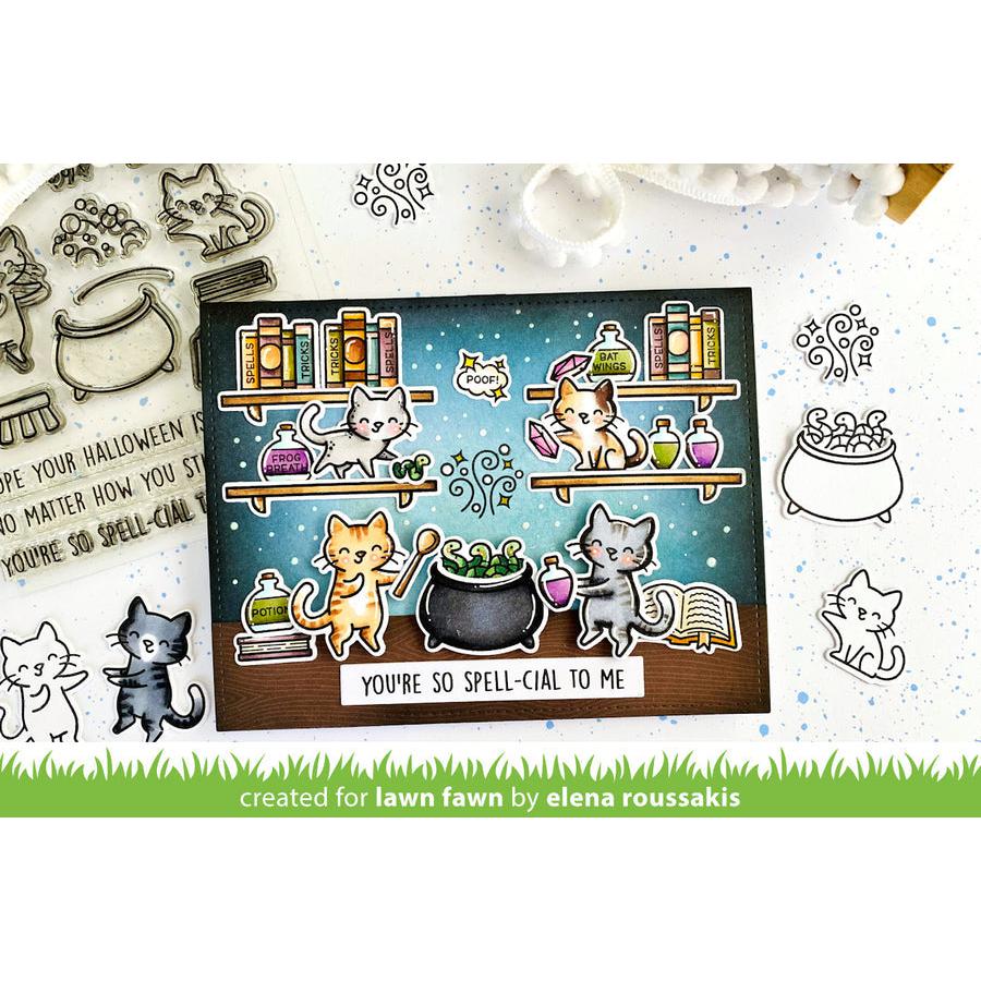 Lawn Fawn - Lawn Cuts - Purrfectly Wicked-ScrapbookPal