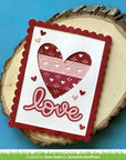 Lawn Fawn - Lawn Cuts - Quilted Heart Border-ScrapbookPal