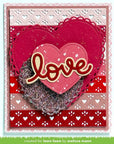 Lawn Fawn - Lawn Cuts - Quilted Heart Border-ScrapbookPal