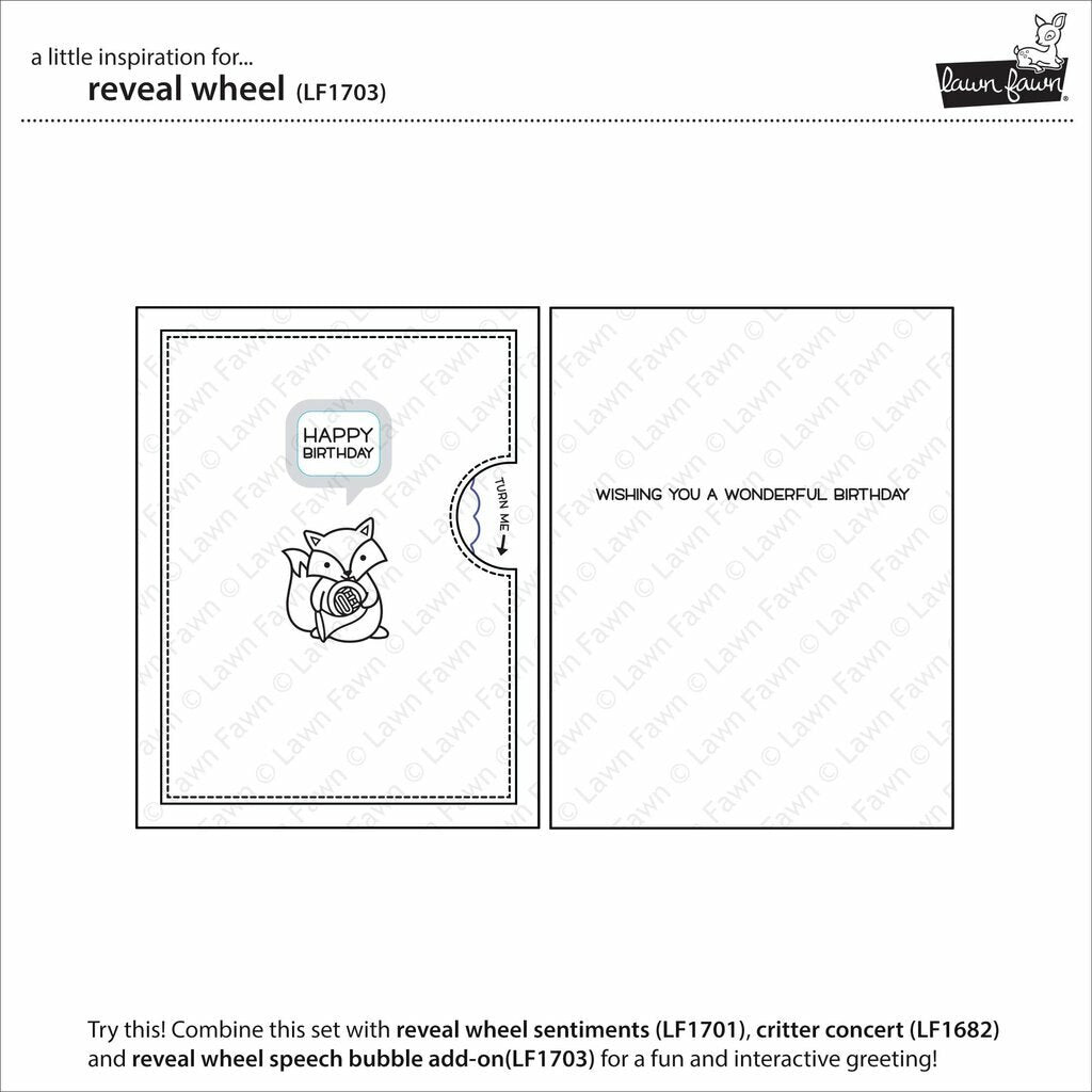Lawn Fawn - Lawn Cuts - Reveal Wheel-ScrapbookPal