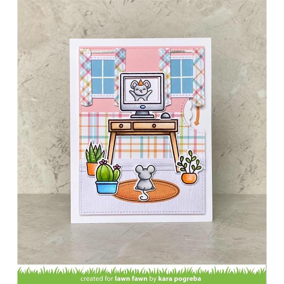Lawn Fawn - Lawn Cuts - Reveal Wheel Rectrangle Window Add-On-ScrapbookPal