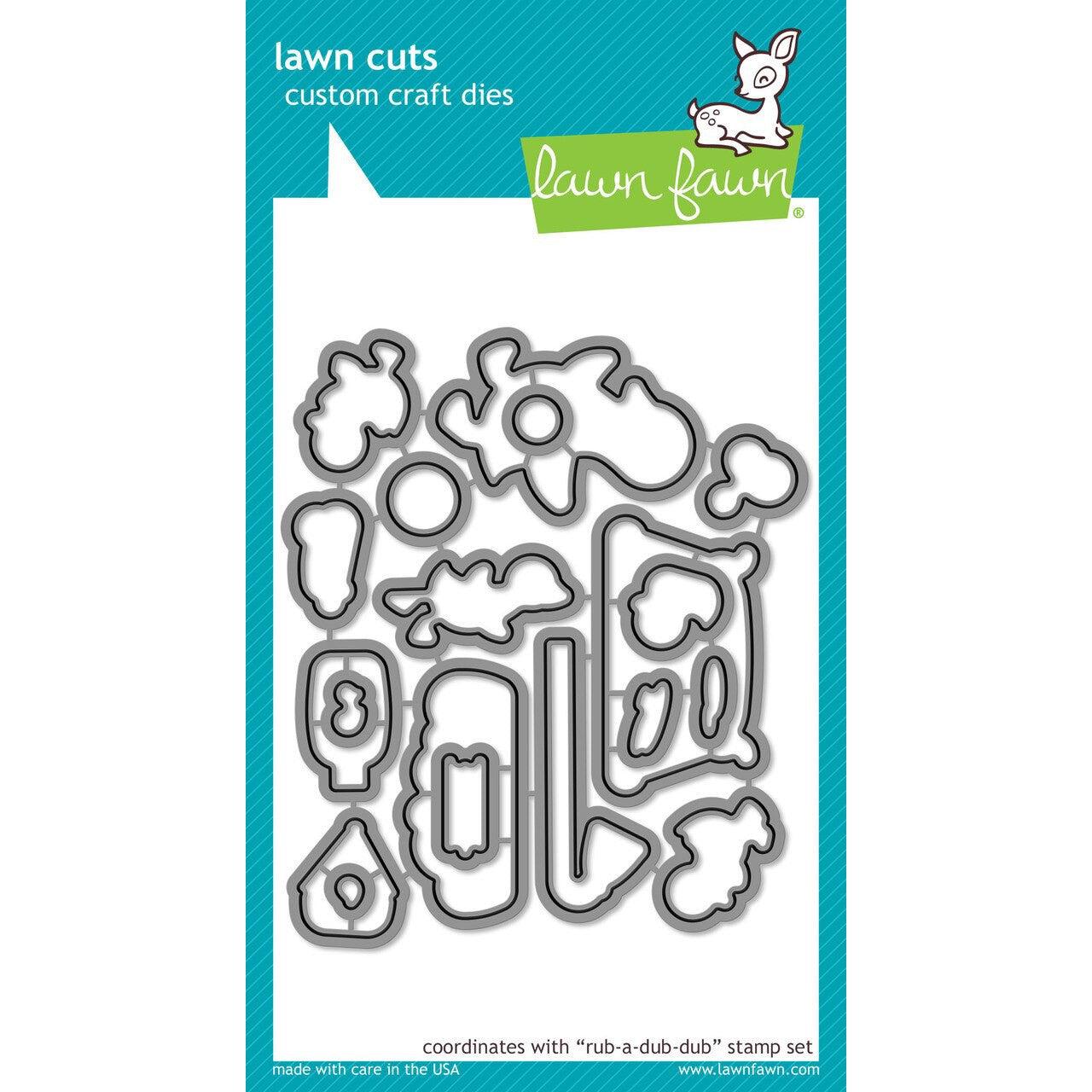 Lawn Fawn - Lawn Cuts - Rub-A-Dub-Dub-ScrapbookPal