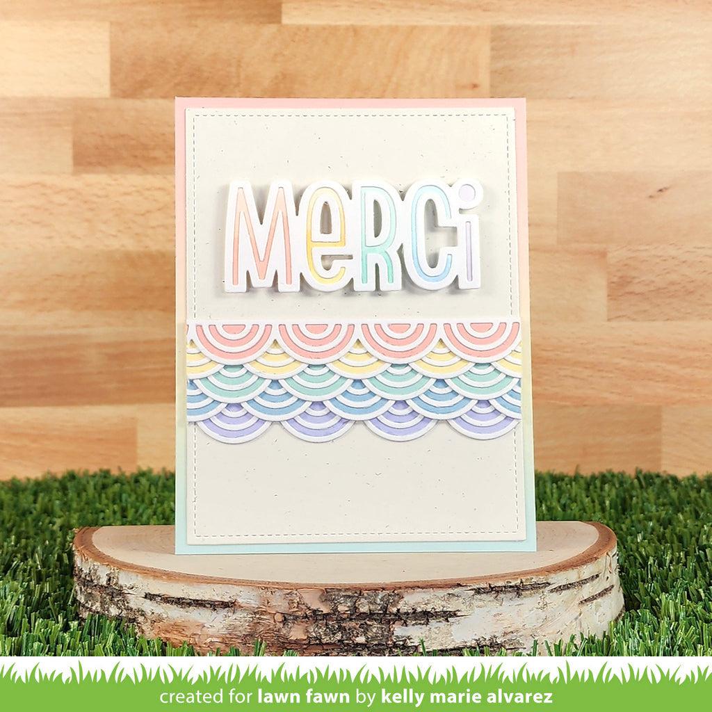 Lawn Fawn - Lawn Cuts - Scalloped Arches Border-ScrapbookPal