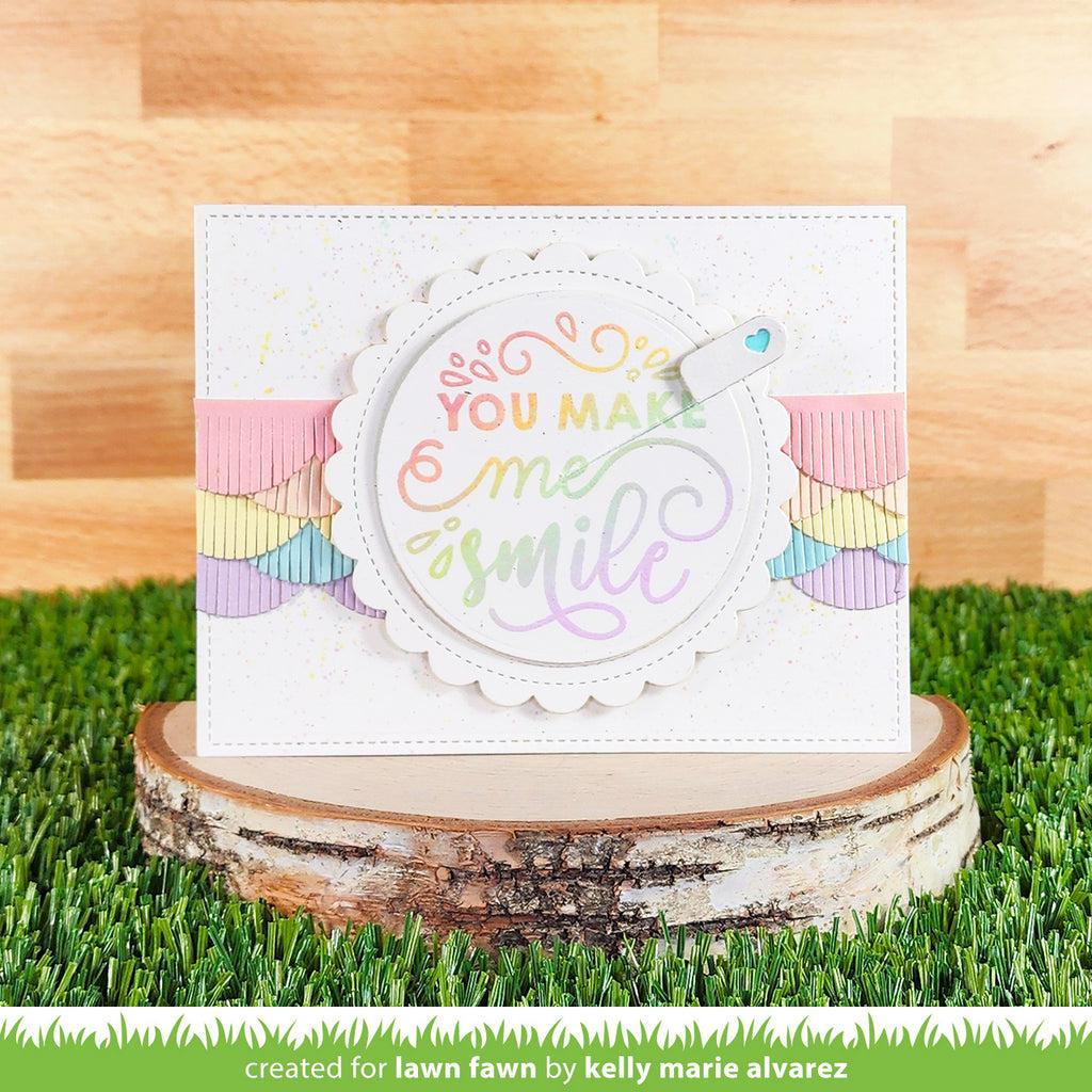 Lawn Fawn - Lawn Cuts - Scalloped Fringe Border-ScrapbookPal