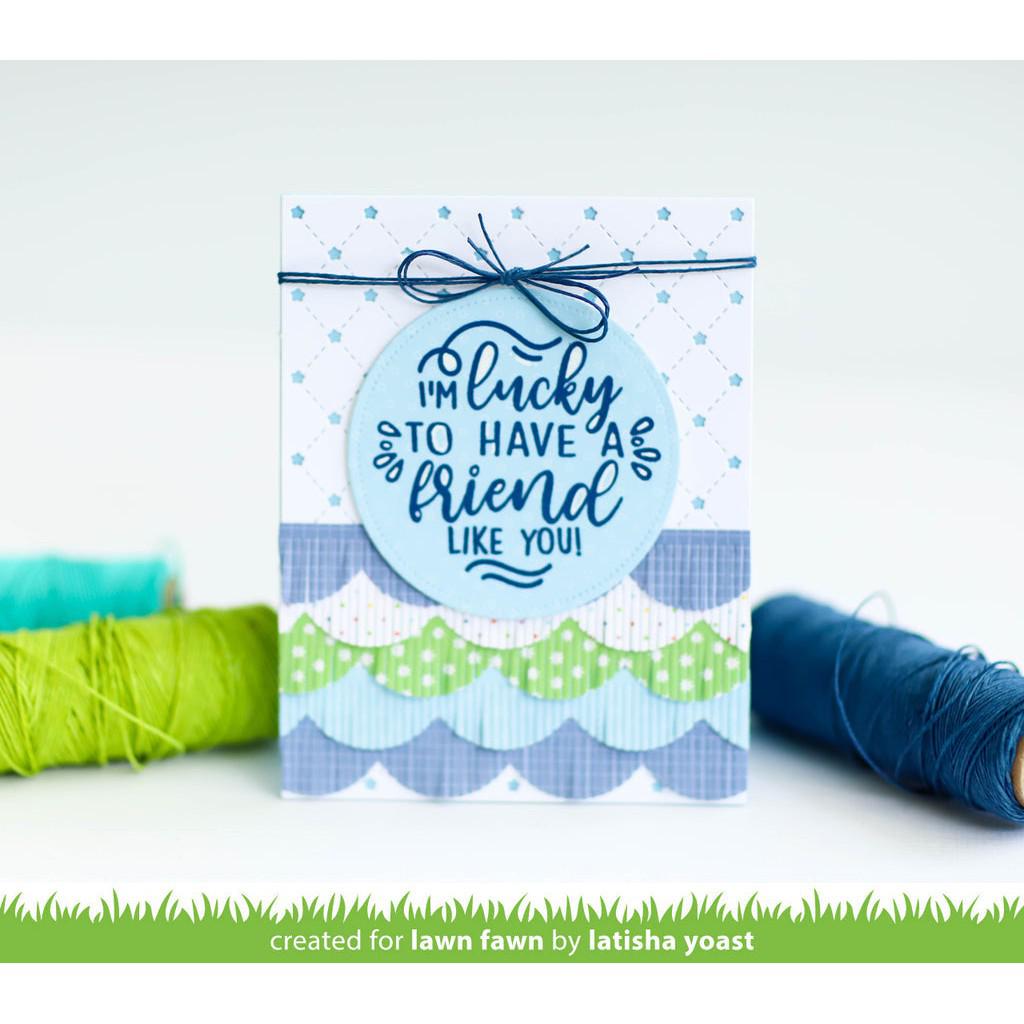 Lawn Fawn - Lawn Cuts - Scalloped Fringe Border-ScrapbookPal