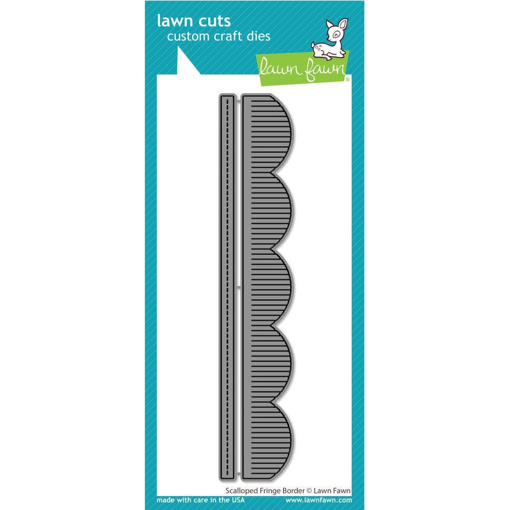 Lawn Fawn - Lawn Cuts - Scalloped Fringe Border-ScrapbookPal
