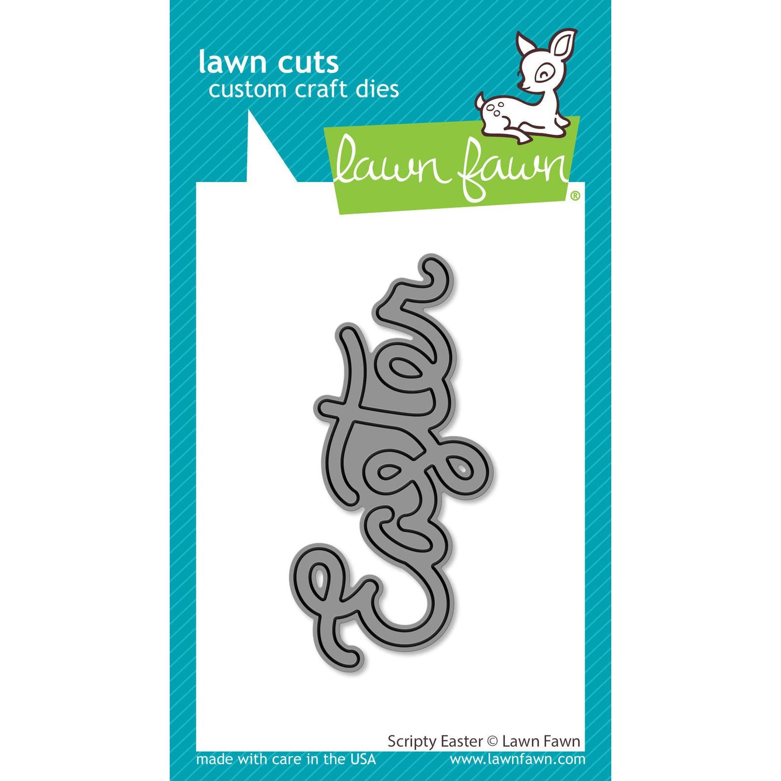 Lawn Fawn - Lawn Cuts - Scripty Easter-ScrapbookPal