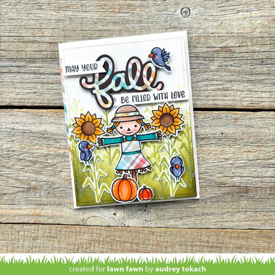 Lawn Fawn - Lawn Cuts - Scripty Fall-ScrapbookPal