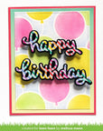 Lawn Fawn - Lawn Cuts - Scripty Happy Outline Add-On-ScrapbookPal