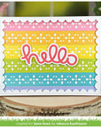 Lawn Fawn - Lawn Cuts - Scripty Hello Outline Add-On-ScrapbookPal