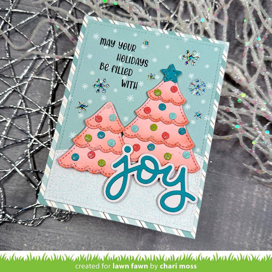 Lawn Fawn - Lawn Cuts - Scripty Joy Outline Add-On-ScrapbookPal
