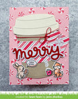 Lawn Fawn - Lawn Cuts - Scripty Merry Outline Add-On-ScrapbookPal