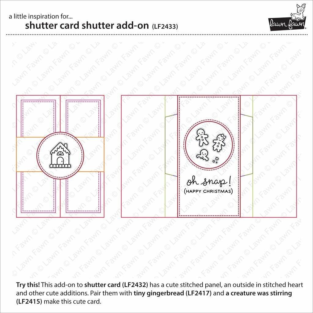 Lawn Fawn - Lawn Cuts - Shutter Card Add-On-ScrapbookPal