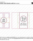 Lawn Fawn - Lawn Cuts - Shutter Card Add-On-ScrapbookPal