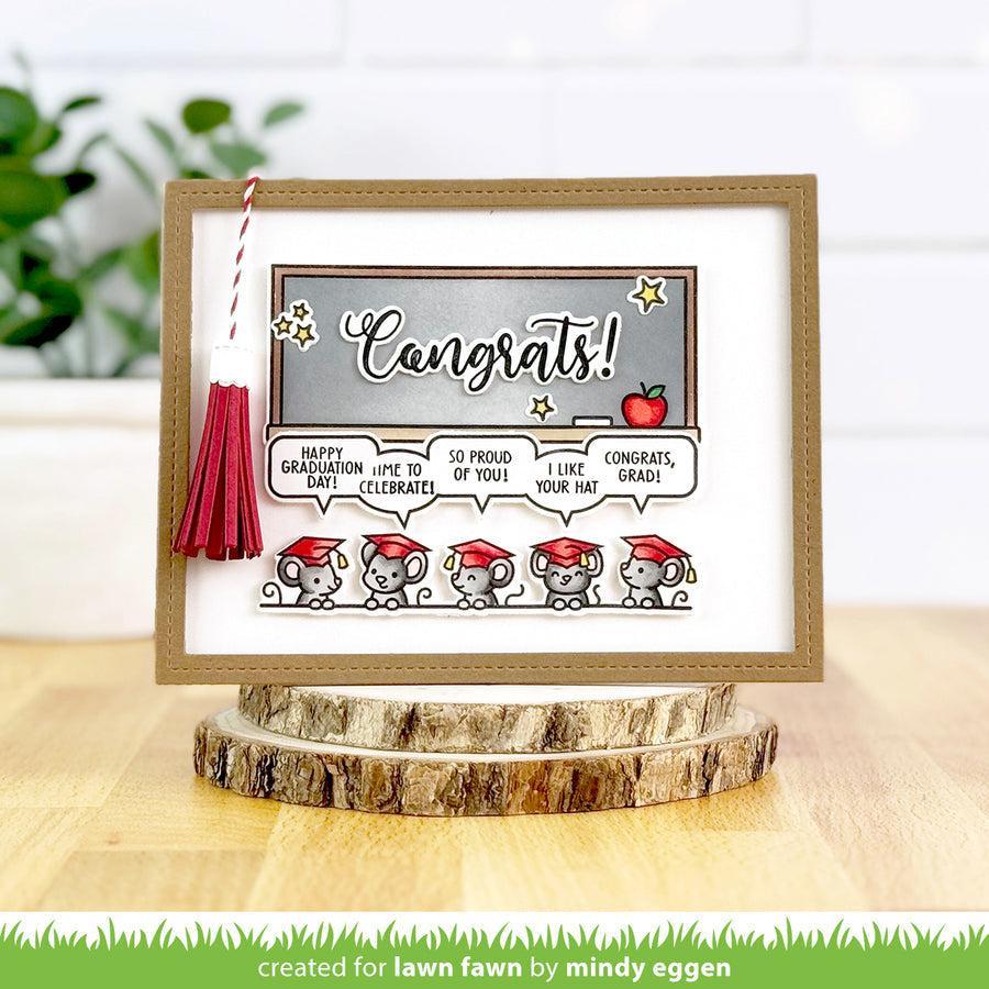 Lawn Fawn - Lawn Cuts - Simply Celebrate Graduation-ScrapbookPal