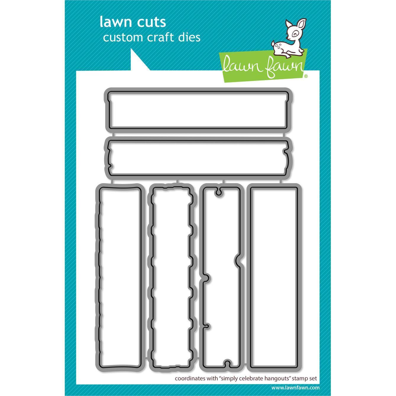 Lawn Fawn - Lawn Cuts - Simply Celebrate Hangouts-ScrapbookPal