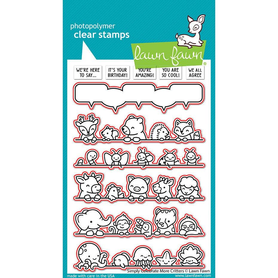 Lawn Fawn - Lawn Cuts - Simply Celebrate More Critters-ScrapbookPal