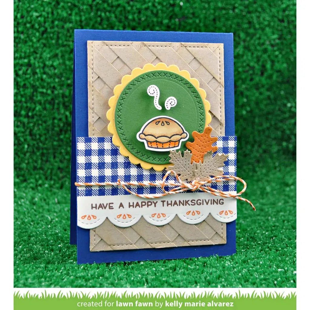 Lawn Fawn - Lawn Cuts - Small Stitched Leaves-ScrapbookPal