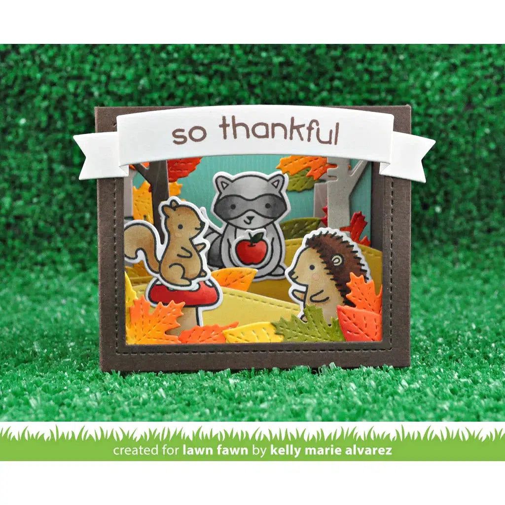 Lawn Fawn - Lawn Cuts - Small Stitched Leaves-ScrapbookPal