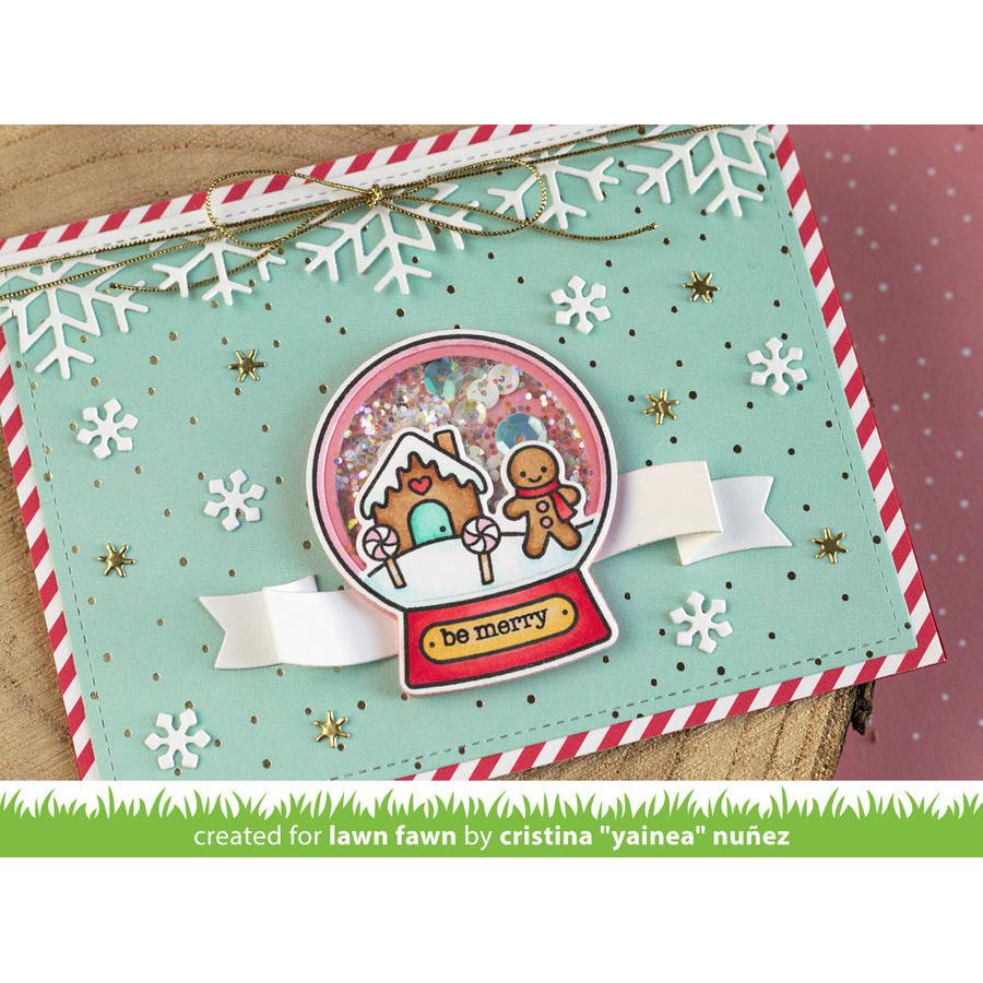 Lawn Fawn - Lawn Cuts - Snow Globe Scenes Shaker Add-On-ScrapbookPal