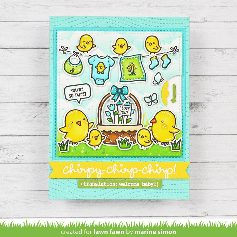 Lawn Fawn - Clear Stamps - Spring Basket-ScrapbookPal