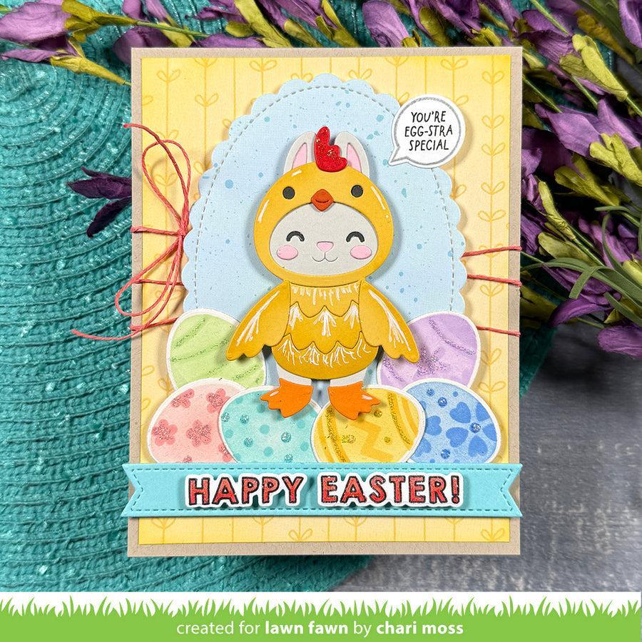 Lawn Fawn - Coloring Stencils - Stamp 'n Stencil Easter Eggs-ScrapbookPal