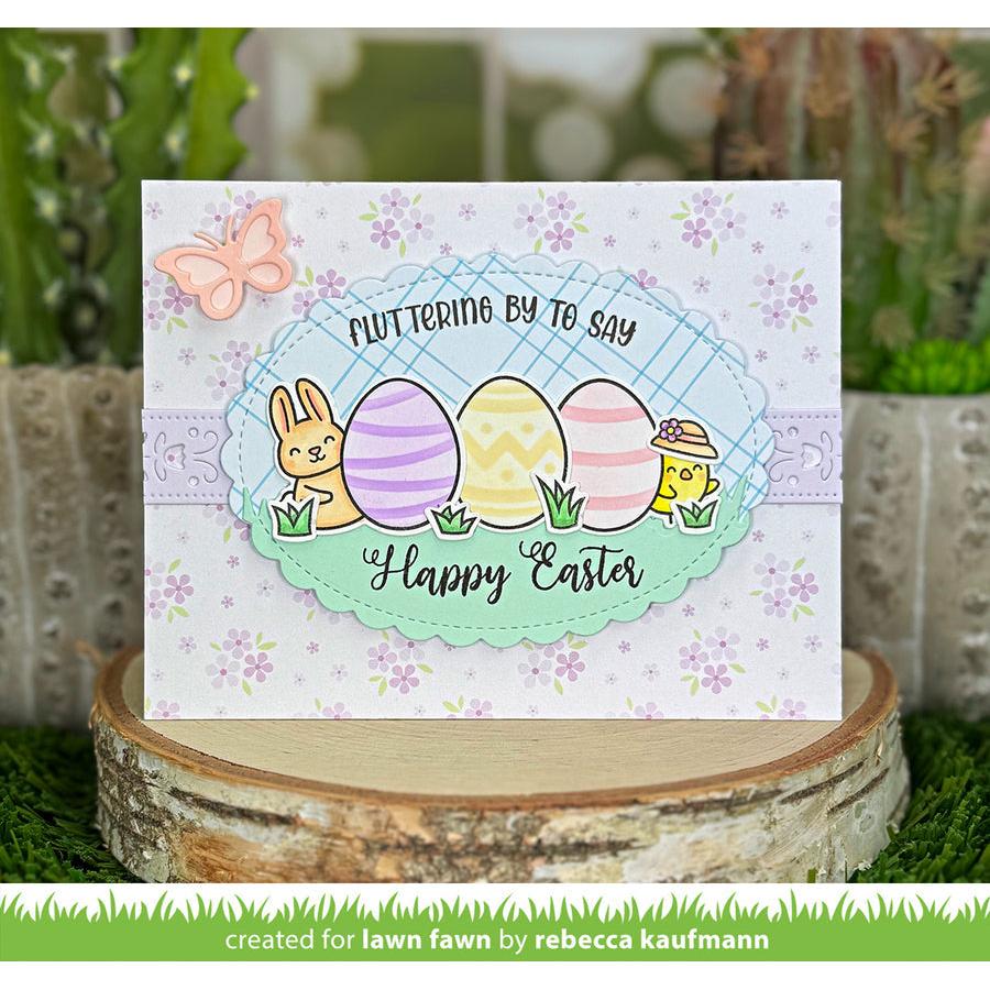 Lawn Fawn - Coloring Stencils - Stamp 'n Stencil Easter Eggs-ScrapbookPal