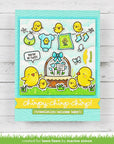 Lawn Fawn - Lawn Cuts + Stencil - Reveal Wheel Spring Basket Drop-Down Add-On Set-ScrapbookPal