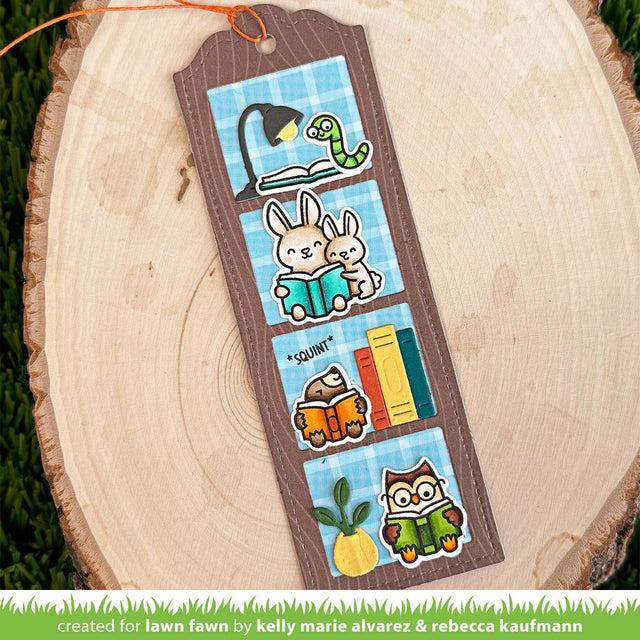 Lawn Fawn - Lawn Cuts - Stitched Bookmark-ScrapbookPal