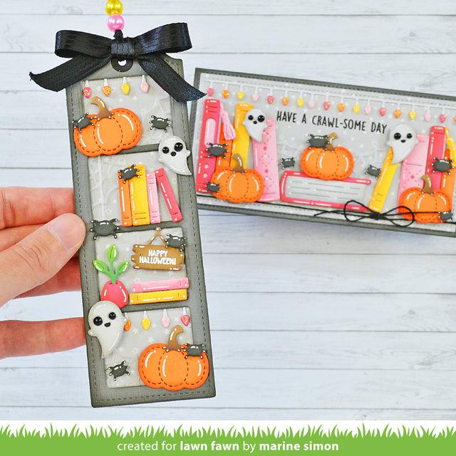 Lawn Fawn - Lawn Cuts - Stitched Bookmark-ScrapbookPal