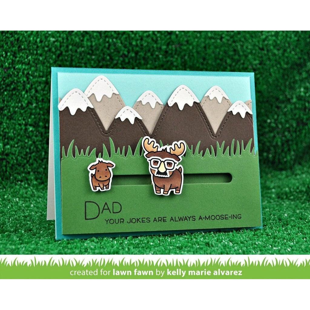 Lawn Fawn - Lawn Cuts - Stitched Mountain Border-ScrapbookPal