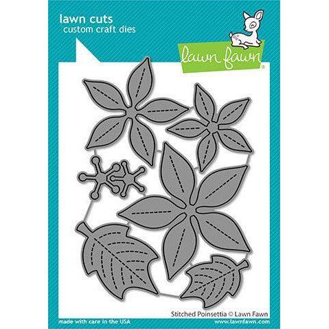 Lawn Fawn - Lawn Cuts - Stitched Poinsettia-ScrapbookPal