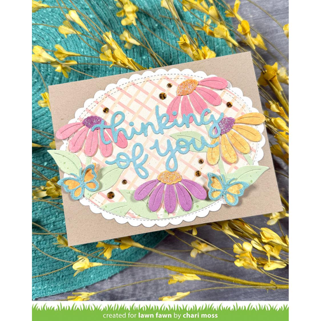 Lawn Fawn - Lawn Cuts - Stitched Scalloped Oval Stackables-ScrapbookPal