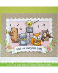 Lawn Fawn - Lawn Cuts - Stitched Scalloped Rectangle Frames-ScrapbookPal
