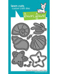 Lawn Fawn - Lawn Cuts - Stitched Seashells-ScrapbookPal