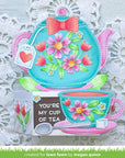 Lawn Fawn - Lawn Cuts - Stitched Teacup-ScrapbookPal