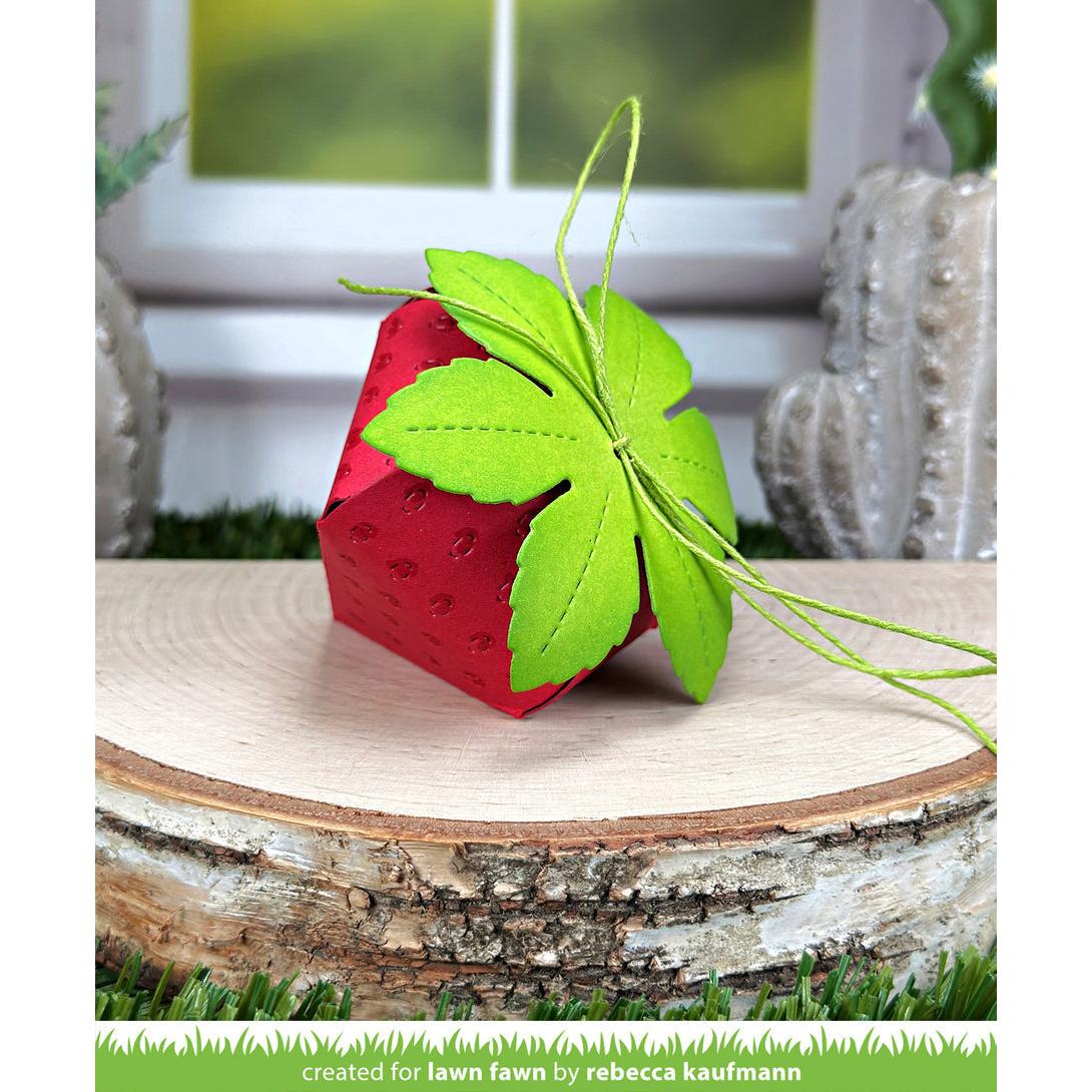 Lawn Fawn - Lawn Cuts - Strawberry Treat Box-ScrapbookPal
