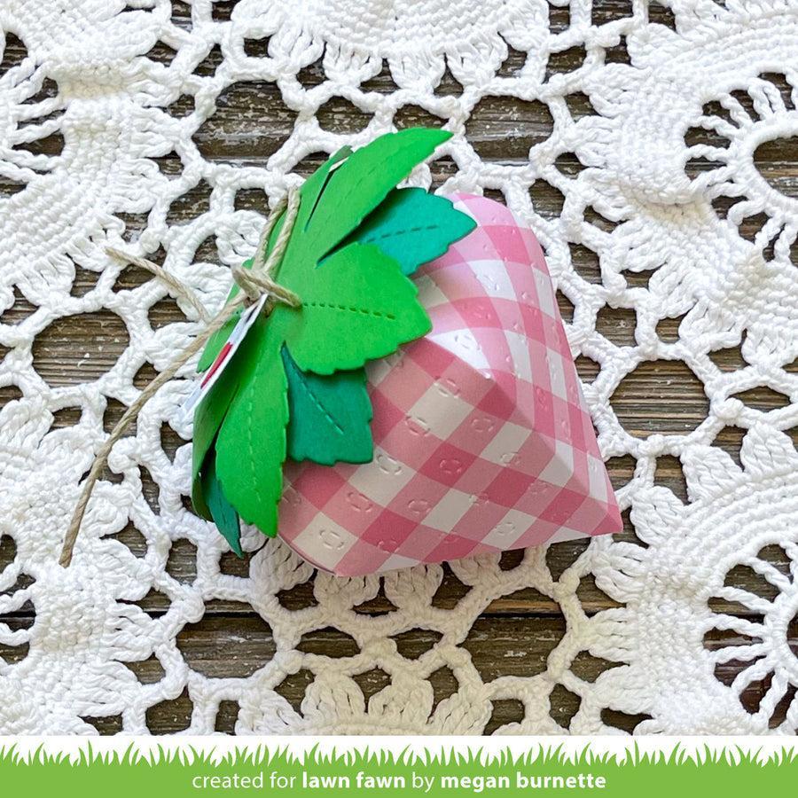 Lawn Fawn - Lawn Cuts - Strawberry Treat Box-ScrapbookPal