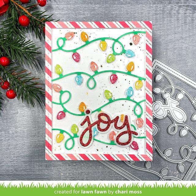 Lawn Fawn - Lawn Cuts - String of Lights Backdrop-ScrapbookPal